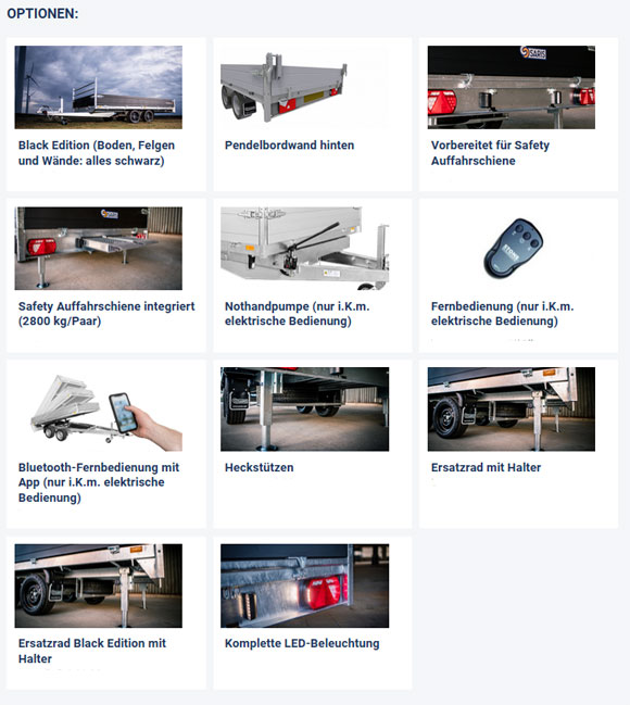 Saris Kipper Optionen