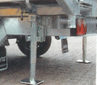 Stützen für Hochlader Saris P Typ Anhänger