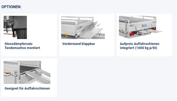 Optonale Ausrüstung der Saris McALU Pro Serie